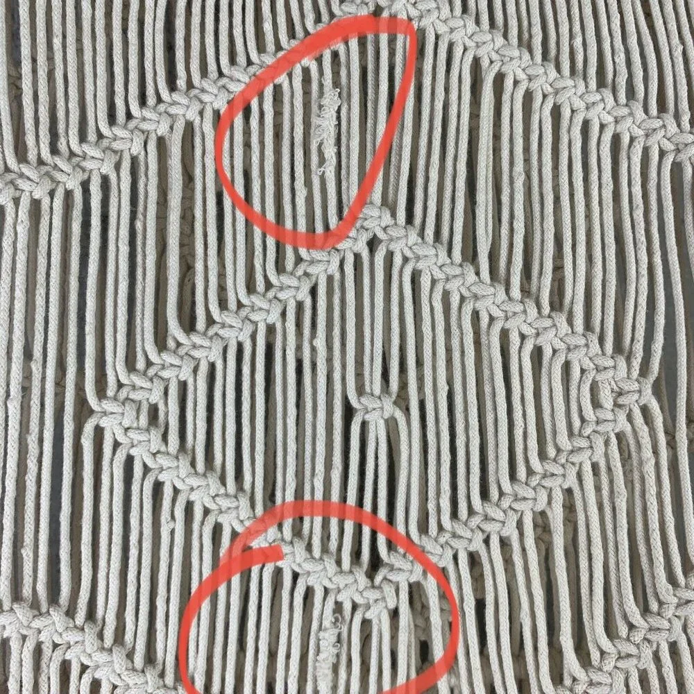 Macrame Table Runner Bohemian Home Decor Natural Cream 94